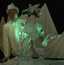 Roby Roby spectacles - SCULPTEUR SUR GLACE
