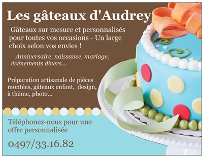 Les gâteaux d'Audrey
